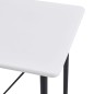 vidaXL Tavolo da Bar Bianco 120x60x110 cm in MDF vidaXL Tavolo da Bar Bianco 120x60x110 cm in MDF