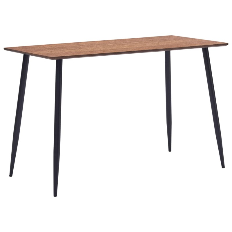 vidaXL Tavolo da Pranzo Marrone 120x60x75 cm in MDF vidaXL Tavolo da Pranzo Marrone 120x60x75 cm in MDF