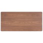vidaXL Tavolo da Pranzo Marrone 120x60x75 cm in MDF vidaXL Tavolo da Pranzo Marrone 120x60x75 cm in MDF