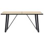 vidaXL Tavolo da Pranzo Rovere 140x70x75 cm in MDF vidaXL Tavolo da Pranzo Rovere 140x70x75 cm in MDF
