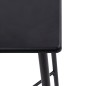 vidaXL Tavolo da Bar Nero 60x60x111 cm in MDF vidaXL Tavolo da Bar Nero 60x60x111 cm in MDF