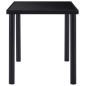 vidaXL Tavolo da Pranzo Nero 140x70x75 cm in Vetro Temperato vidaXL Tavolo da Pranzo Nero 140x70x75 cm in Vetro Temperato