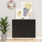 Pellicole Autoadesive Mobili 2 pz Legno Scuro 500x90 cm in PVC Pellicole Autoadesive Mobili 2 pz Legno Scuro 500x90 cm in PVC