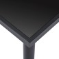 vidaXL Tavolo da Pranzo Nero 160x80x75 cm in Vetro Temperato vidaXL Tavolo da Pranzo Nero 160x80x75 cm in Vetro Temperato