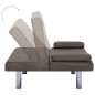 vidaXL Divano Letto con 2 Cuscini Marrone in Similpelle vidaXL Divano Letto con 2 Cuscini Marrone in Similpelle