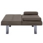 vidaXL Divano Letto con 2 Cuscini Marrone in Similpelle vidaXL Divano Letto con 2 Cuscini Marrone in Similpelle
