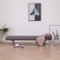 vidaXL Divano Letto con 2 Cuscini Grigio Talpa in Poliestere vidaXL Divano Letto con 2 Cuscini Grigio Talpa in Poliestere
