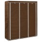 vidaXL Armadio con Scomparti e Aste Marrone 150x45x175 cm in Tessuto vidaXL Armadio con Scomparti e Aste Marrone 150x45x175 cm in Tessuto
