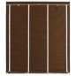 vidaXL Armadio con Scomparti e Aste Marrone 150x45x175 cm in Tessuto vidaXL Armadio con Scomparti e Aste Marrone 150x45x175 cm in Tessuto