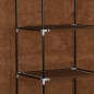 vidaXL Armadio con Scomparti e Aste Marrone 150x45x175 cm in Tessuto vidaXL Armadio con Scomparti e Aste Marrone 150x45x175 cm in Tessuto