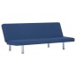 vidaXL Divano Letto Blu in Poliestere vidaXL Divano Letto Blu in Poliestere