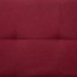 vidaXL Divano Letto con 2 Cuscini Rosso Vino in Poliestere vidaXL Divano Letto con 2 Cuscini Rosso Vino in Poliestere