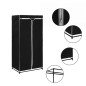 vidaXL Armadio 2 pz Nero 75x50x160 cm vidaXL Armadio 2 pz Nero 75x50x160 cm