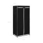 vidaXL Armadio 2 pz Nero 75x50x160 cm vidaXL Armadio 2 pz Nero 75x50x160 cm
