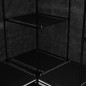 vidaXL Armadio Angolare Nero 130x87x169 cm vidaXL Armadio Angolare Nero 130x87x169 cm