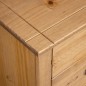 vidaXL Credenza 46x40x89 cm in Legno Massello di Pino Panama Range