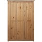 vidaXL Armadio a 3 Ante 118x50x171,5cm Legno di Pino Panama Range vidaXL Armadio a 3 Ante 118x50x171,5cm Legno di Pino Panama Range