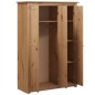 vidaXL Armadio a 3 Ante 118x50x171,5cm Legno di Pino Panama Range vidaXL Armadio a 3 Ante 118x50x171,5cm Legno di Pino Panama Range