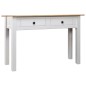 vidaXL Tavolo Consolle Bianco 110x40x72 cm Legno Massello Pino Panama vidaXL Tavolo Consolle Bianco 110x40x72 cm Legno Massello Pino Panama