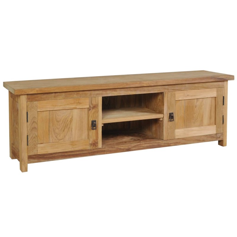 Mobile Porta TV in Legno Massello di Teak 120x30x40 Mobile Porta TV in Legno Massello di Teak 120x30x40