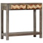 vidaXL Tavolo Consolle Grigio 86x30x76 cm in Legno Massello di Mango vidaXL Tavolo Consolle Grigio 86x30x76 cm in Legno Massello di Mango