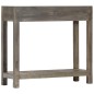 vidaXL Tavolo Consolle Grigio 86x30x76 cm in Legno Massello di Mango vidaXL Tavolo Consolle Grigio 86x30x76 cm in Legno Massello di Mango