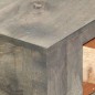 vidaXL Tavolo Consolle Grigio 86x30x76 cm in Legno Massello di Mango vidaXL Tavolo Consolle Grigio 86x30x76 cm in Legno Massello di Mango