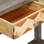 vidaXL Tavolo Consolle Grigio 86x30x76 cm in Legno Massello di Mango vidaXL Tavolo Consolle Grigio 86x30x76 cm in Legno Massello di Mango