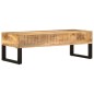 vidaXL Tavolino da Caffè 110x50x38 cm in Legno Massello di Mango
