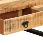 vidaXL Tavolino da Caffè 110x50x38 cm in Legno Massello di Mango