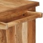 vidaXL Carrello da Cucina 80x45x91 cm in Legno Massello di Acacia vidaXL Carrello da Cucina 80x45x91 cm in Legno Massello di Acacia