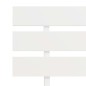 vidaXL Giroletto Bianco in Legno Massello di Pino 180x200 cm