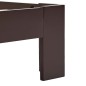 vidaXL Giroletto senza Materasso Marrone Scuro 140x200 cm Legno Pino vidaXL Giroletto senza Materasso Marrone Scuro 140x200 cm Legno Pino