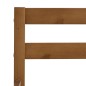 vidaXL Giroletto Marrone Miele in Legno Massello di Pino 160x200 cm