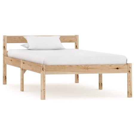 vidaXL Giroletto in Legno Massello di Pino 100x200 cm