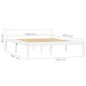vidaXL Giroletto Bianco in Legno Massello di Pino 120x200 cm vidaXL Giroletto Bianco in Legno Massello di Pino 120x200 cm
