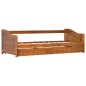 vidaXL Divano Letto a Scomparsa Marrone Miele Legno di Pino 90x200 cm vidaXL Divano Letto a Scomparsa Marrone Miele Legno di Pino 90x200 cm