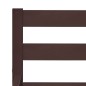 vidaXL Giroletto Marrone Scuro in Legno Massello di Pino 140x200 cm vidaXL Giroletto Marrone Scuro in Legno Massello di Pino 140x200 cm