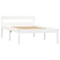 vidaXL Giroletto Bianco in Legno Massello di Pino 100x200 cm vidaXL Giroletto Bianco in Legno Massello di Pino 100x200 cm