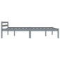 vidaXL Giroletto senza Materasso Grigio 100x200 cm in Legno di Pino vidaXL Giroletto senza Materasso Grigio 100x200 cm in Legno di Pino