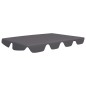 Baldacchino per Dondolo da Giardino Antracite 150/130x70/105cm Baldacchino per Dondolo da Giardino Antracite 150/130x70/105cm