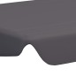 Baldacchino per Dondolo da Giardino Antracite 150/130x70/105cm Baldacchino per Dondolo da Giardino Antracite 150/130x70/105cm
