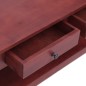 vidaXL Tavolino da Caffè Marrone 100x55x46 cm Legno Massello di Mogano vidaXL Tavolino da Caffè Marrone 100x55x46 cm Legno Massello di Mogano