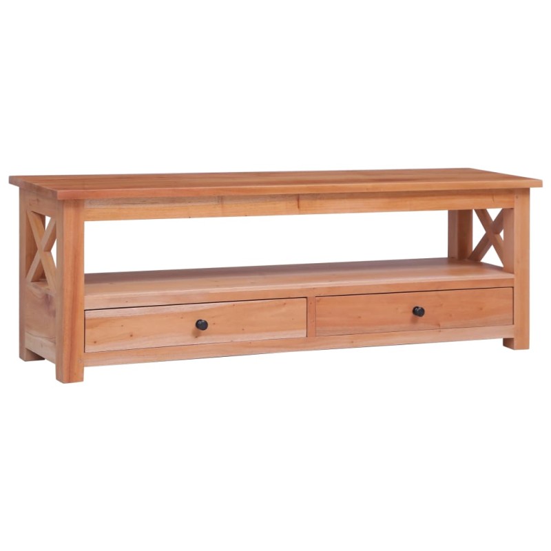 vidaXL Mobile Porta TV 120x30x40 cm in Legno Massello di Mogano vidaXL Mobile Porta TV 120x30x40 cm in Legno Massello di Mogano