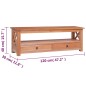 vidaXL Mobile Porta TV 120x30x40 cm in Legno Massello di Mogano vidaXL Mobile Porta TV 120x30x40 cm in Legno Massello di Mogano