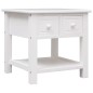 vidaXL Tavolino Laterale Bianco 40x40x40 cm in Legno di Paulownia vidaXL Tavolino Laterale Bianco 40x40x40 cm in Legno di Paulownia