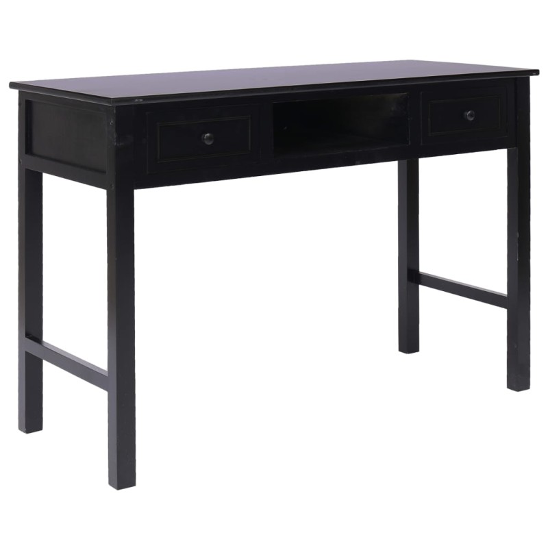 vidaXL Scrivania Nera 110x45x76 cm in Legno vidaXL Scrivania Nera 110x45x76 cm in Legno