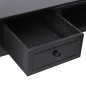 vidaXL Scrivania Nera 110x45x76 cm in Legno vidaXL Scrivania Nera 110x45x76 cm in Legno