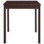 vidaXL Tavolo da Pranzo Marrone Scuro 140x70x73 cm in Legno di Pino vidaXL Tavolo da Pranzo Marrone Scuro 140x70x73 cm in Legno di Pino