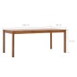vidaXL Tavolo da Pranzo Marrone Miele 180x90x73 cm in Legno di Pino